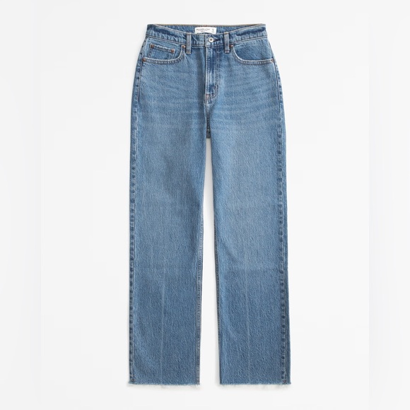 Abercrombie vintage straight high rise jeans - Picture 3 of 7